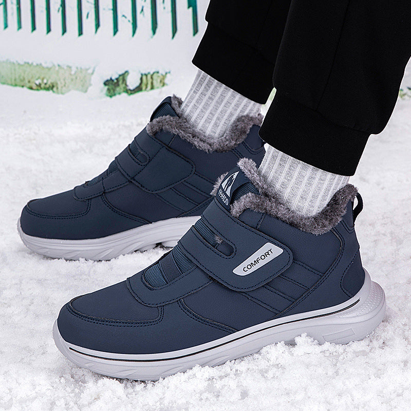 Damen isolierte Winter-Sneaker mit praktischem Klettverschluss und weichem Innenfutter Fudus