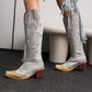 Damen Cowboystiefel mit modernem Design und wertvollen Details Fudus