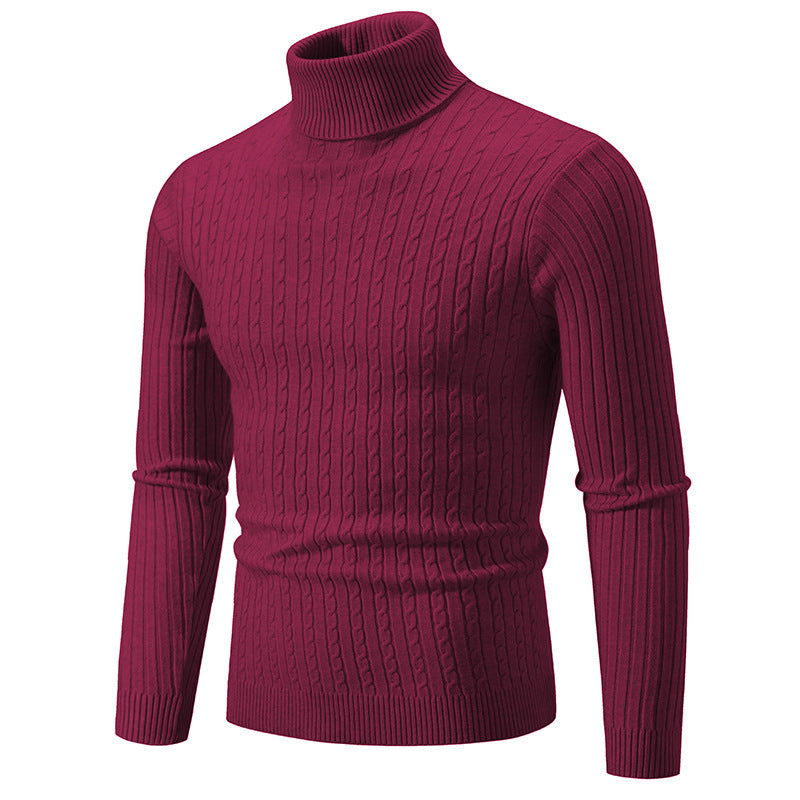 Herren Rollkragenpullover aus komfortabler Strickqualität Fudus