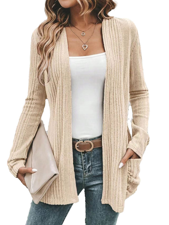 Damen lässige Strickjacke Fudus