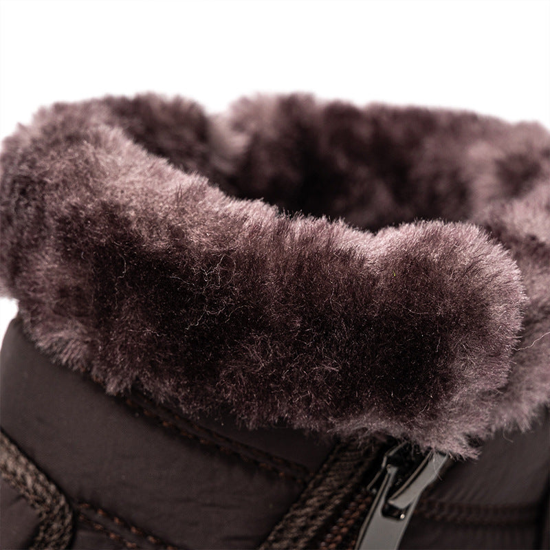 Damen Isolierte Winterboots mit rutschfester Sohle und praktischen Reißverschluss Fudus