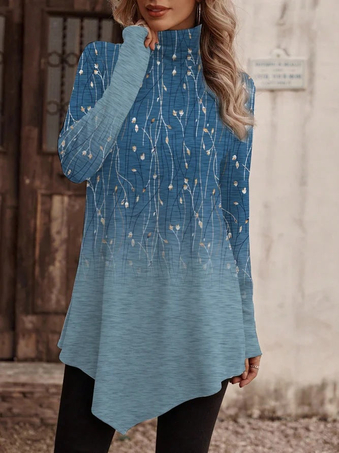 Damen Elegantes und modernes Longshirt Fudus