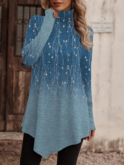 Damen Elegantes und modernes Longshirt Fudus