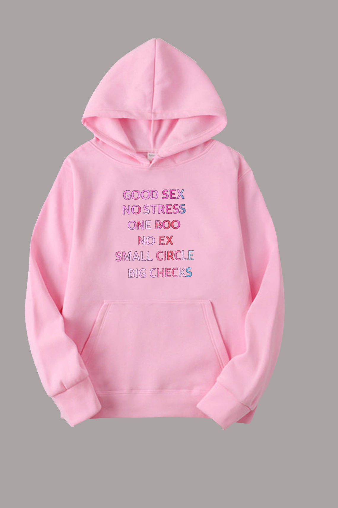 Damen Kapuzenpullover mit kreativem Spruch Fudus