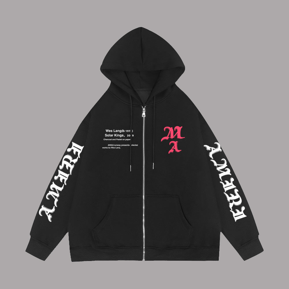 Damen Hoodie mit einzigartigem grafischen Druck Fudus