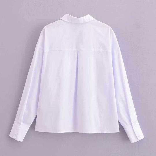 Damen lässige Bluse mit Rüschendetails und Kordelzug Fudus