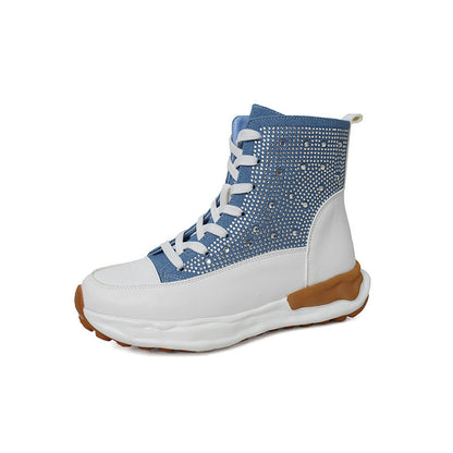 Damen Sportliche High-Top Sneaker Fudus