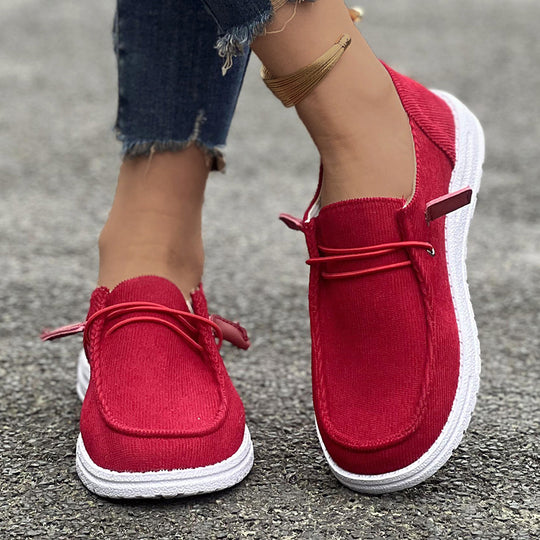 Damen Lässige Slip-On Sneakers mit Rutschfester Sohle