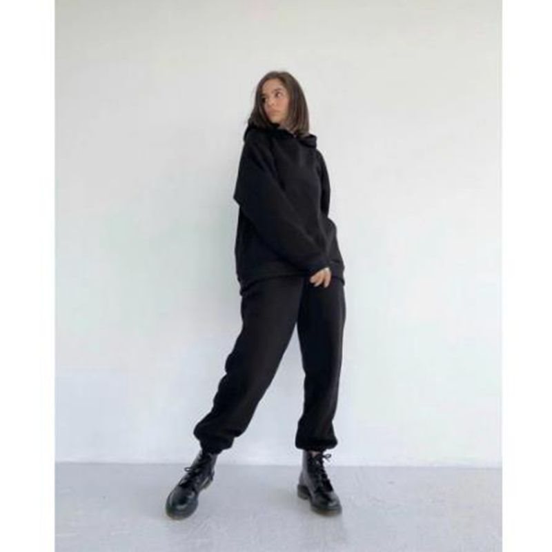 Damen lässiges Hoodie-Set mit oversize Schnitt Fudus