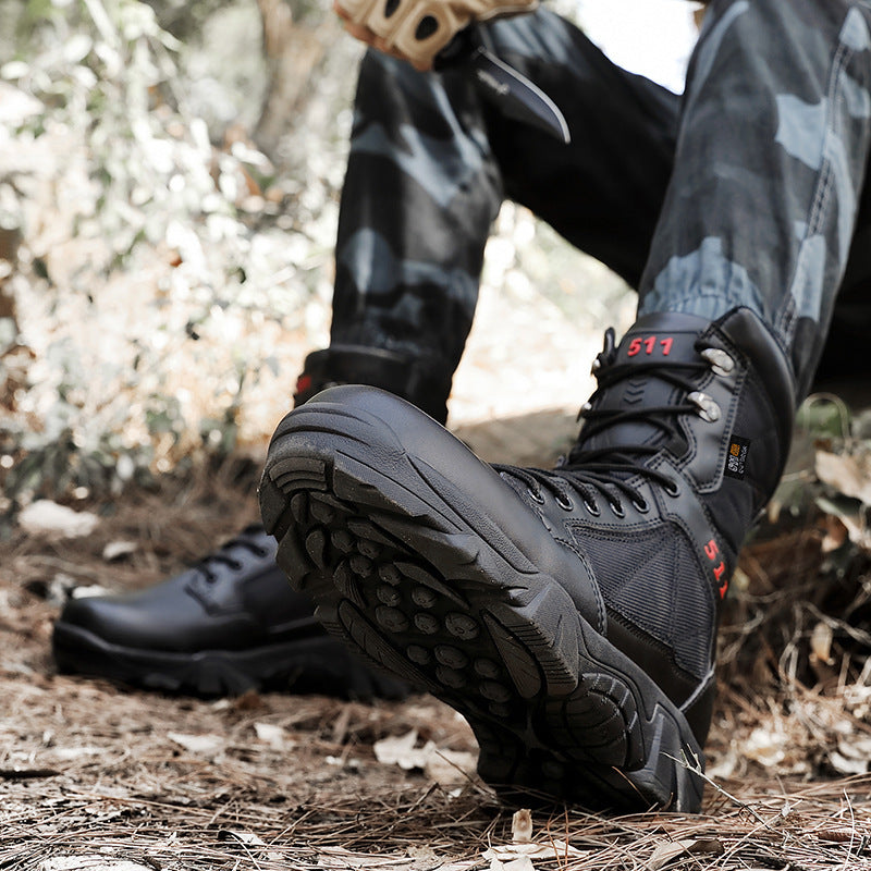 Herren Taktische Wasserdichte Stiefel Robust Outdoor geeignet