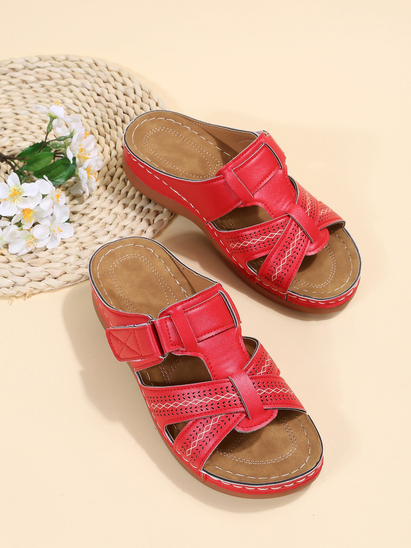 Damen Komfort Orthopädische Pantoletten