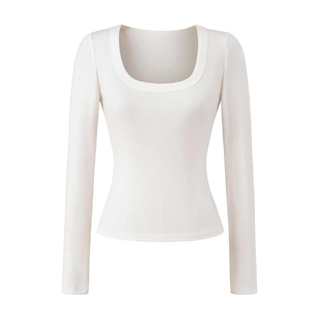 Damen Langärmliges Oberteil mit weitem Rundhals Fudus