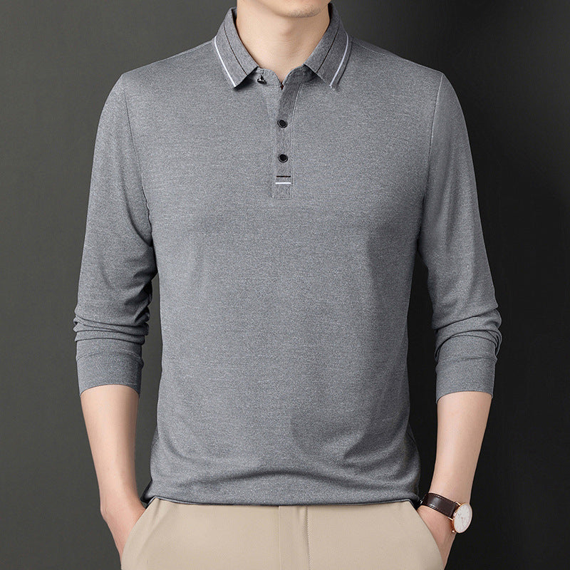 Herren Langarm-Polo Hemd Fudus