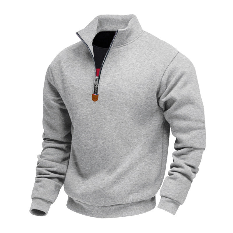 Herren Sweatshirt mit Stehkragen Fudus