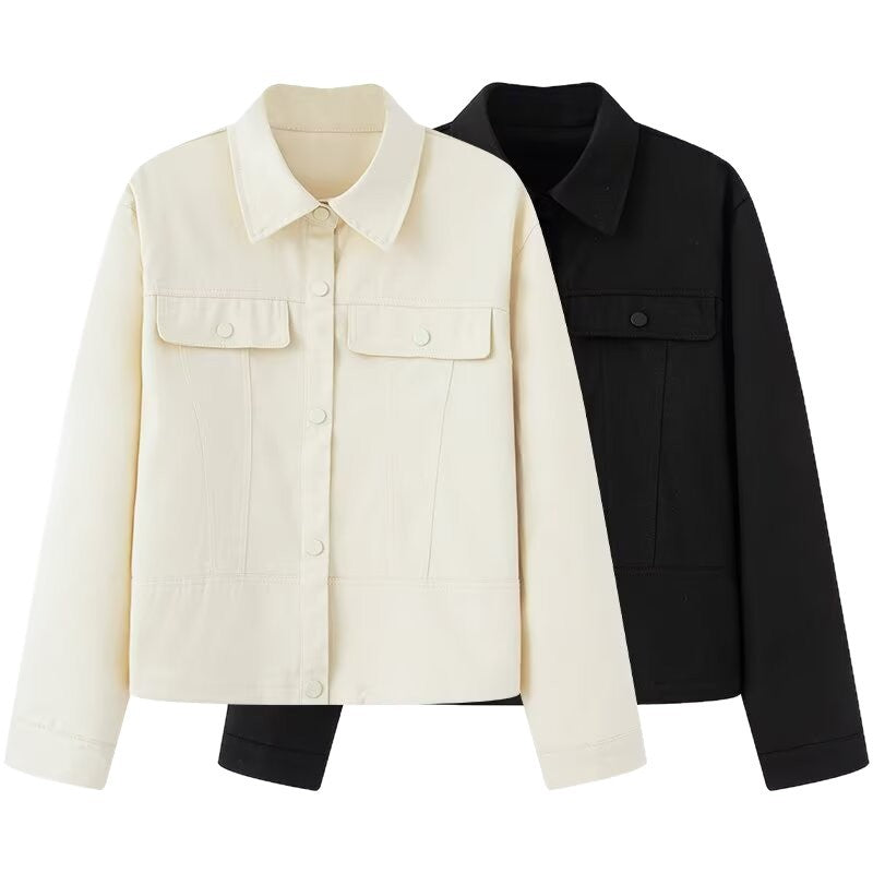 Damen Jacke im modernen Utility-Stil mit stilvollen Taschen Fudus