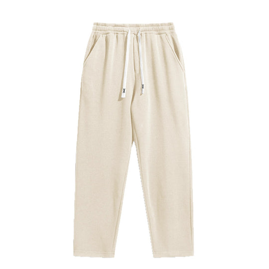 Damen lässige Sport-Jogginghose mit elastischem Bund und seitlichen Eingrifftaschen Fudus