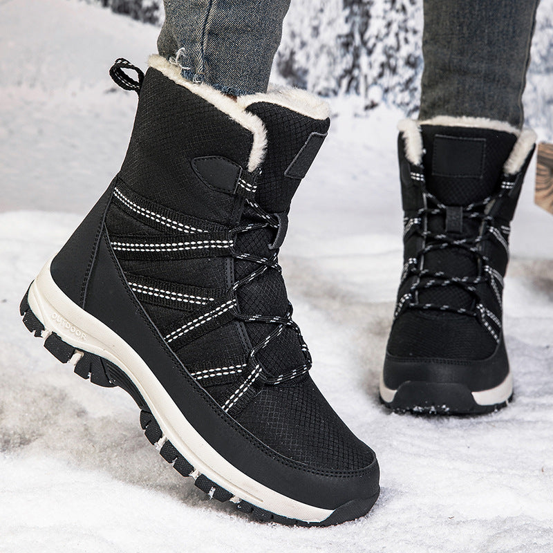 Damen Isolierte Winterstiefel mit rutschfester Sohle und atmungsaktivem Obermaterial Fudus