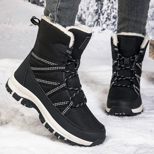 Damen Isolierte Winterstiefel mit rutschfester Sohle und atmungsaktivem Obermaterial Fudus