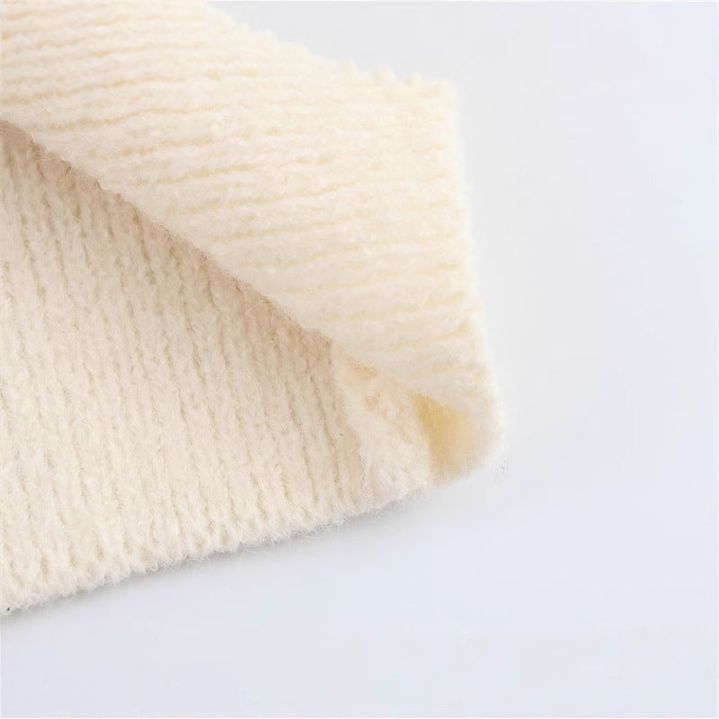 Damen Komfortabler Strickpullover mit großzügigem Schnitt Fudus