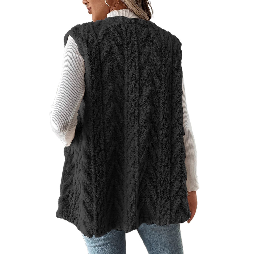 Damen kuschelige Weste Fudus
