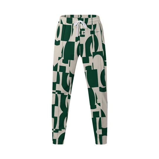 Damen lässige Chino-Hose mit modernen geometrischen Mustern Fudus