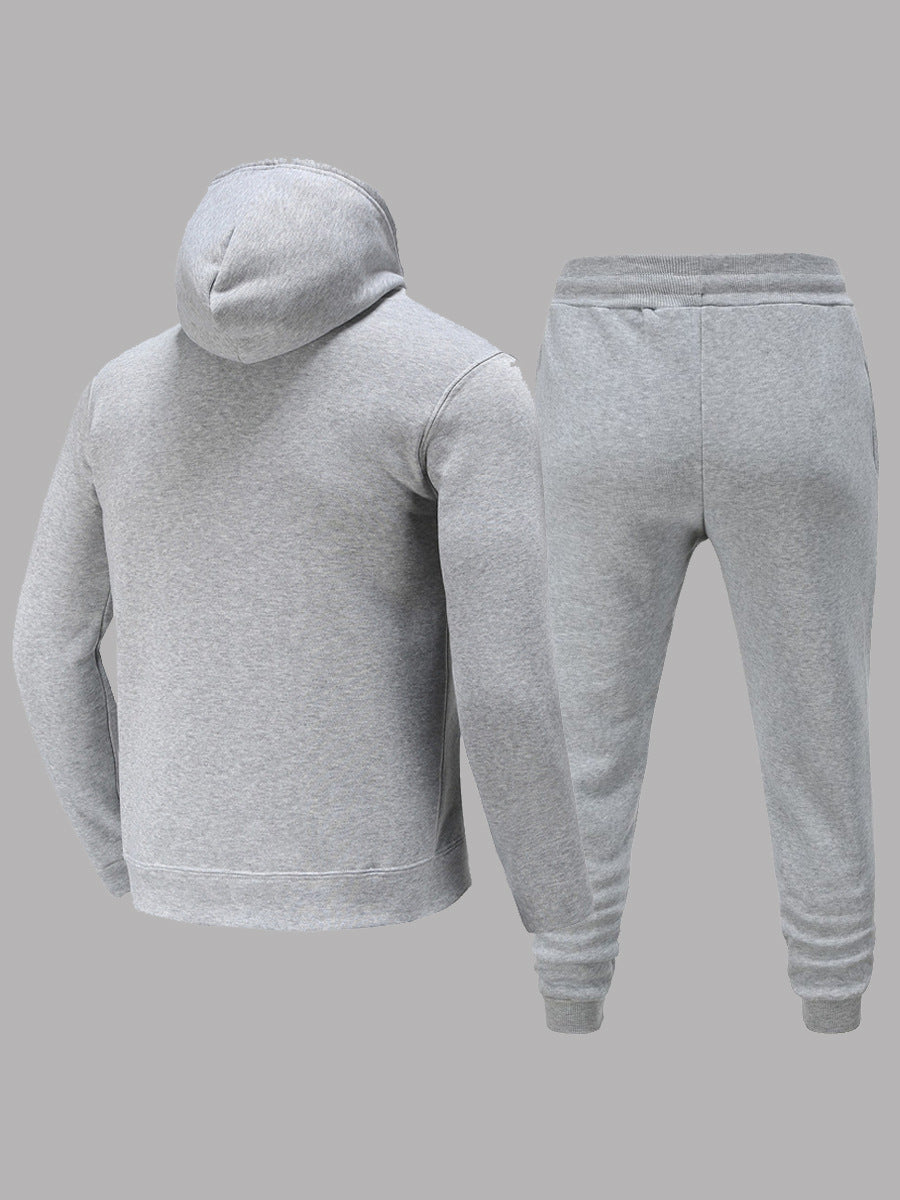 Damen Hoodie und Jogginghose Set mit auffälligem Statementdruck Fudus