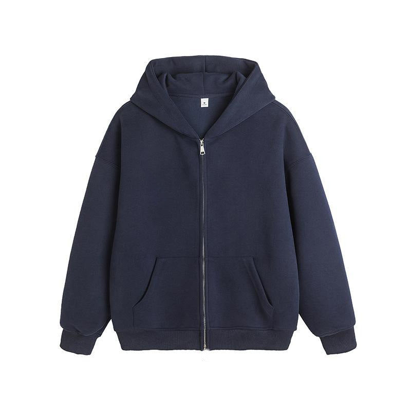 Damen Oversized Zip-Hoodie Fudus