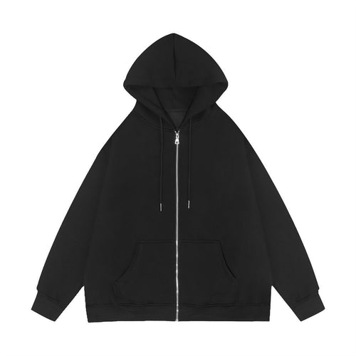 Damen Lässige Hoodie mit Hohem Kragen & Seitentaschen