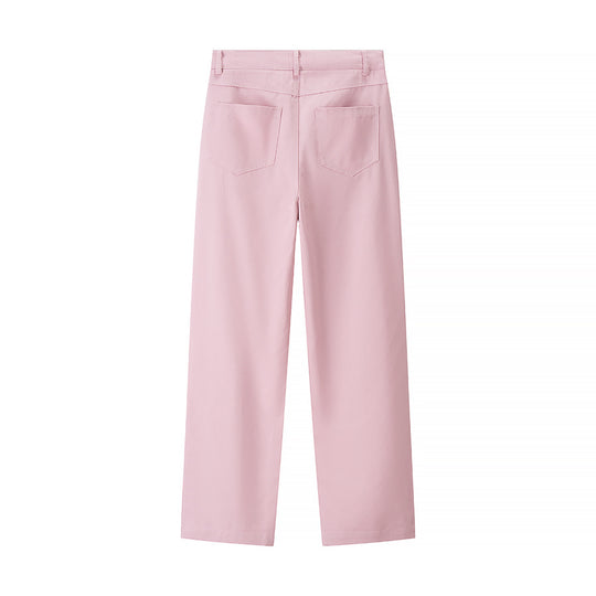 Damen Hochtaillierte Bundfaltenhose Fudus