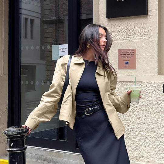 Damen lässige Oversized-Jacke mit modernem Schnitt Fudus