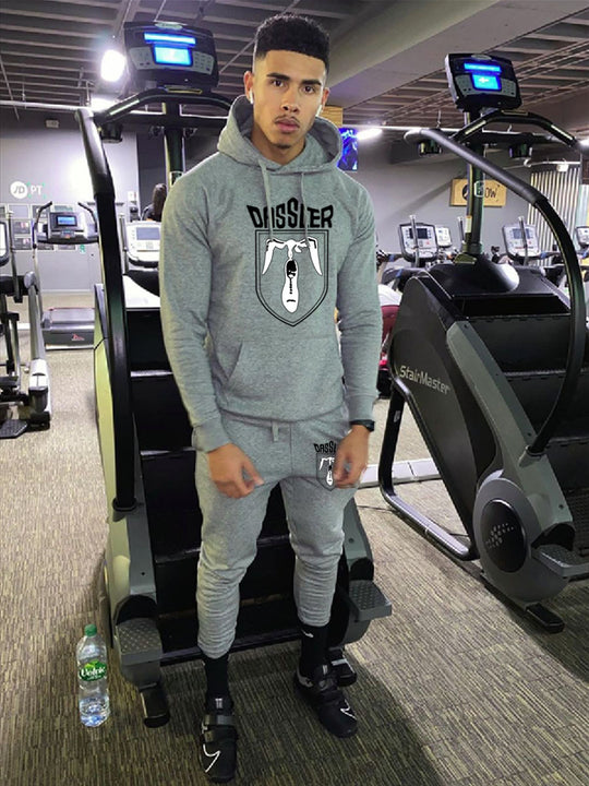 Damen Hoodie- und Jogginghose-Set mit exklusivem Grafikelement Fudus