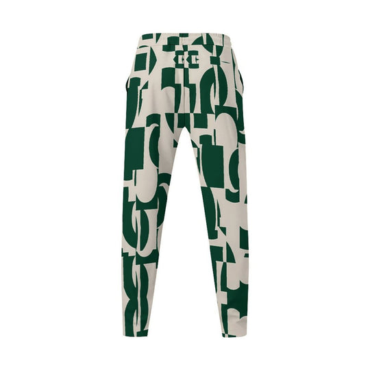 Damen lässige Chino-Hose mit modernen geometrischen Mustern Fudus