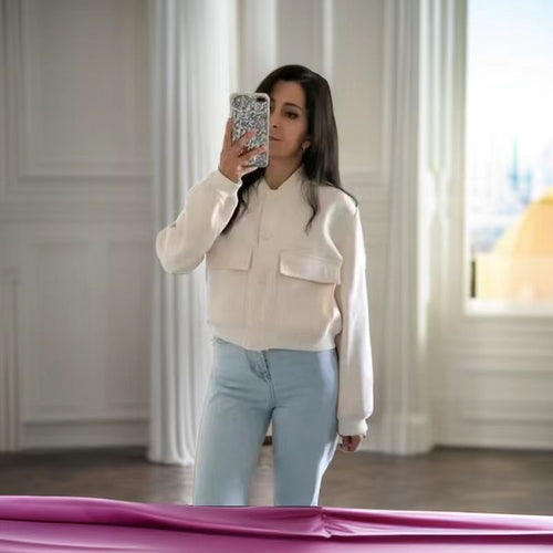 Damen kurze Utility-Jacke Fudus