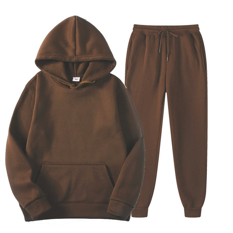 Damen Kapuzensweatshirt- und Jogginghose-Set Fudus