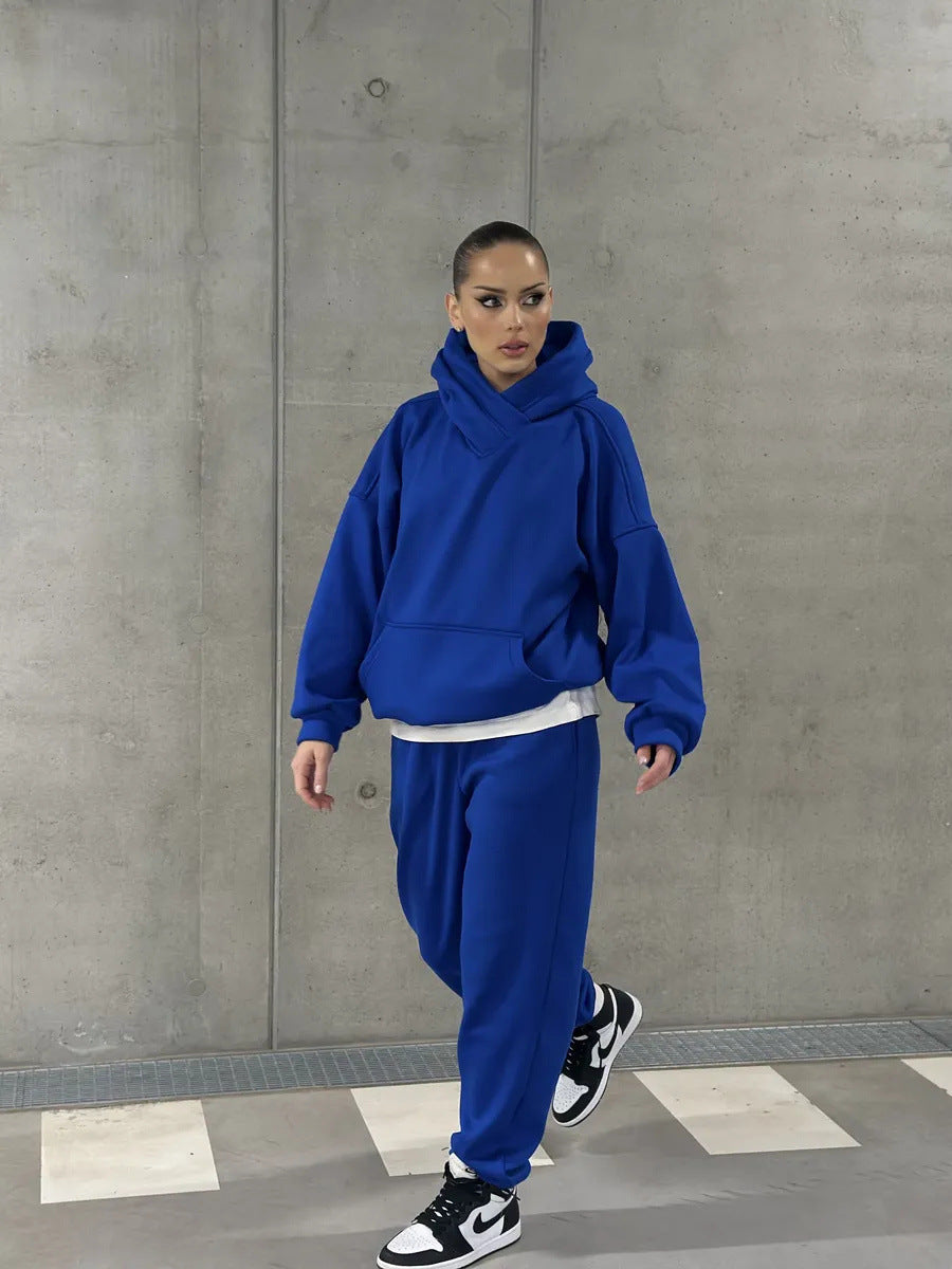 Damen Hoodies und Jogginghose Set Fudus