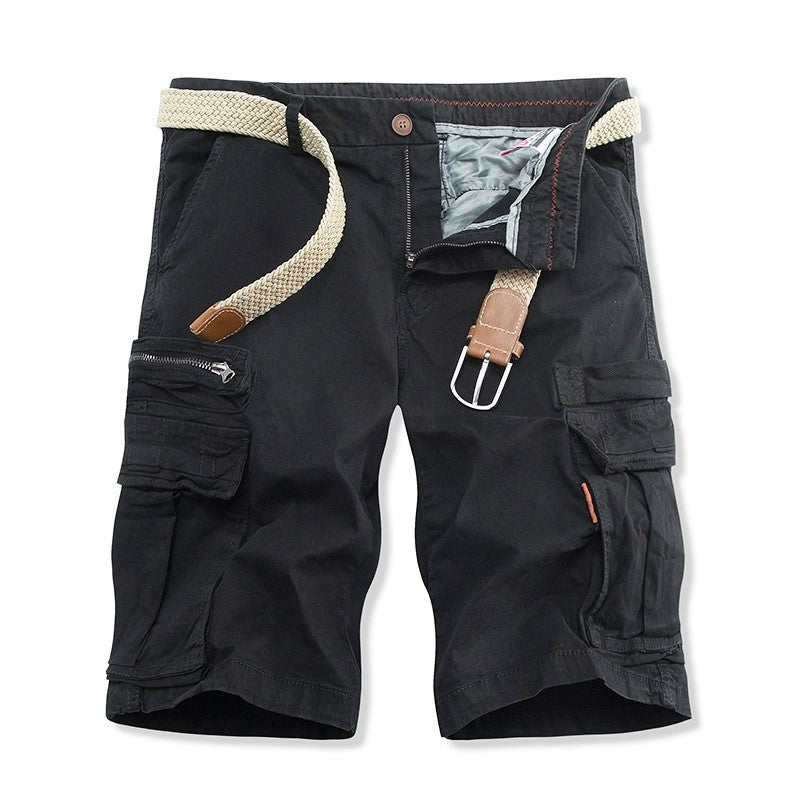 Herren Robuste Multi-Taschen Cargo-Shorts Bequem