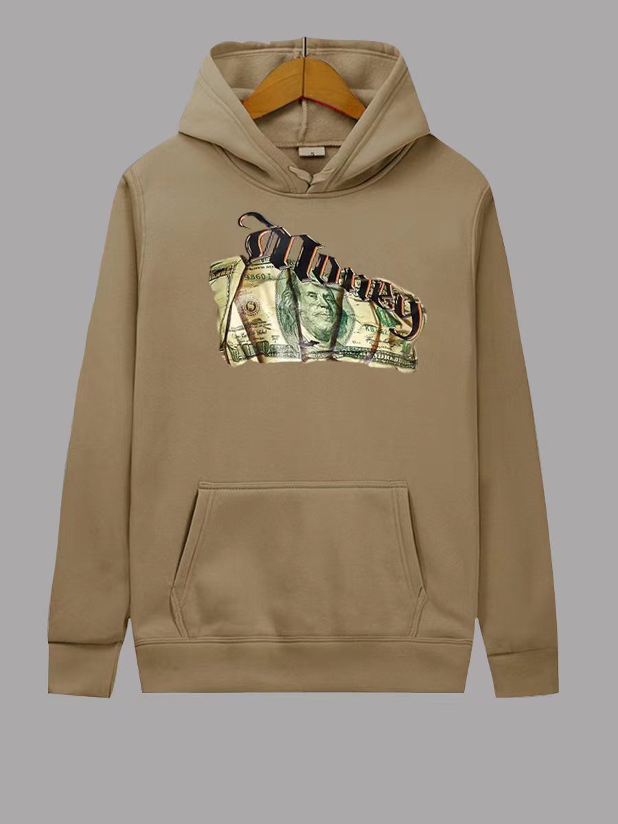 Damen Kapuzenpullover mit kreativem Grafikdruck und bequemer Passform Fudus