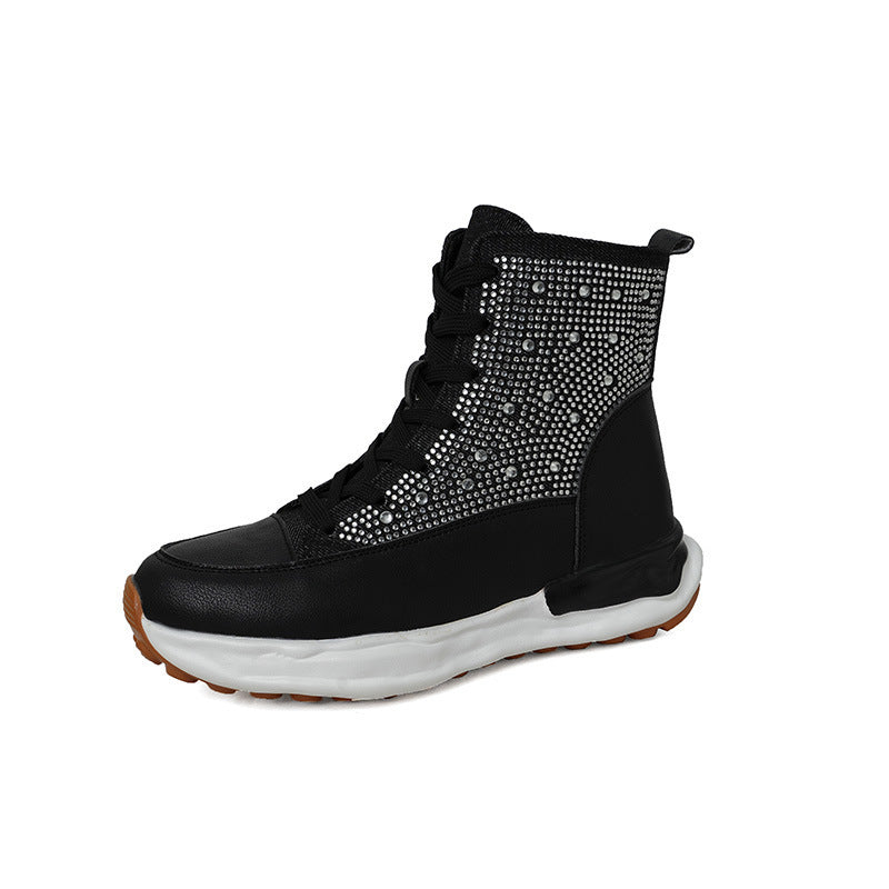 Damen Sportliche High-Top Sneaker Fudus