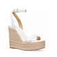 Espadrille Wedge Sandalen Damen Verstellbarer Riemen