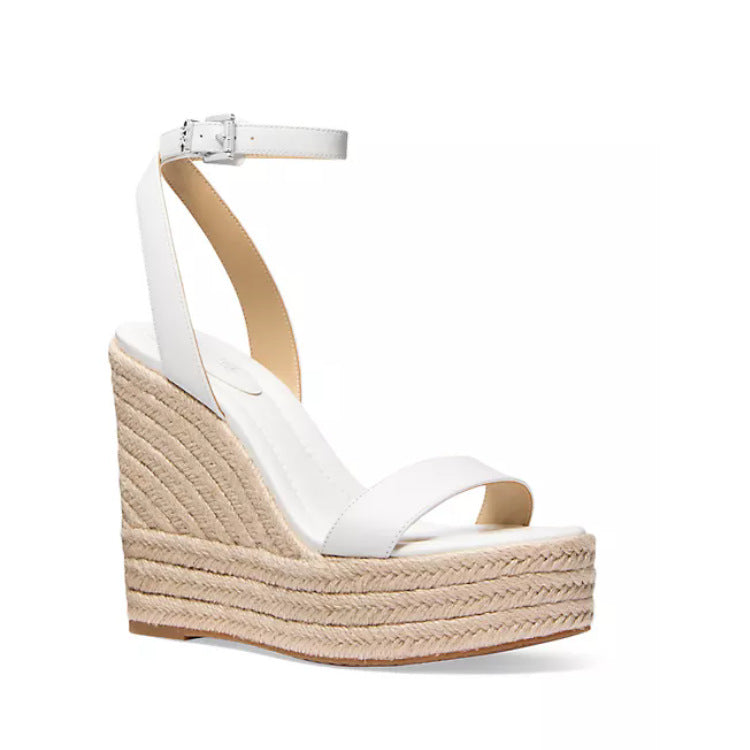 Espadrille Wedge Sandalen Damen Verstellbarer Riemen