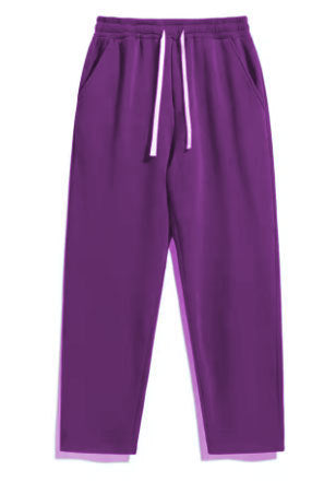 Damen lässige Sport-Jogginghose mit elastischem Bund und seitlichen Eingrifftaschen Fudus