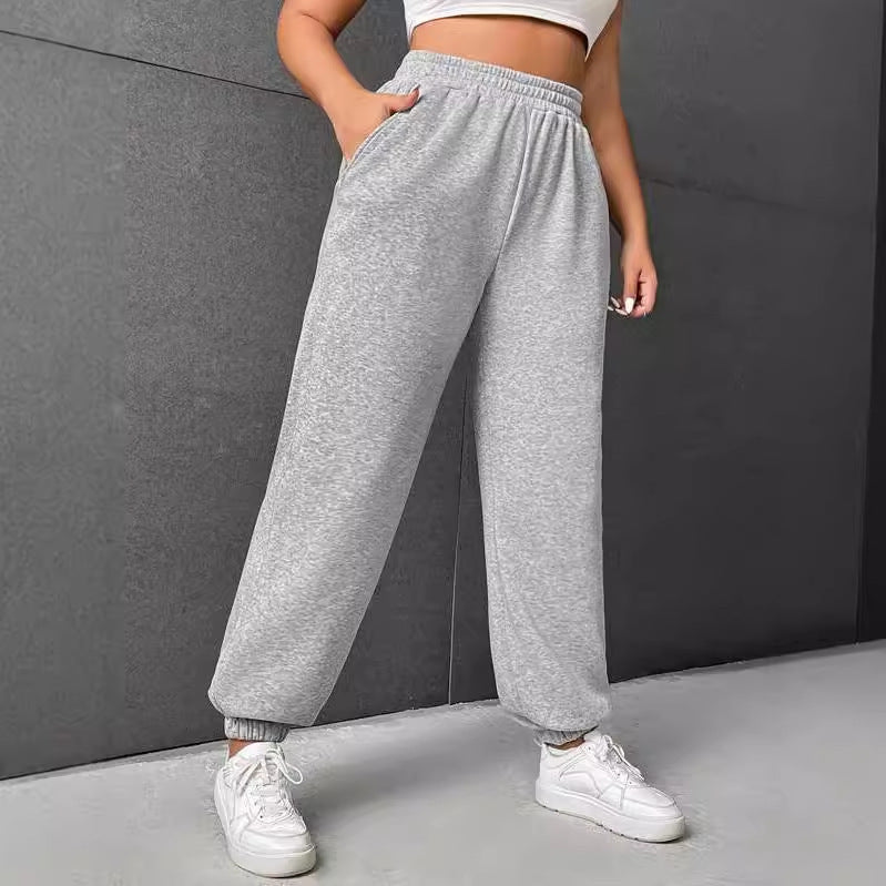 Damen sportive Relaxed-Fit Jogginghose Fudus