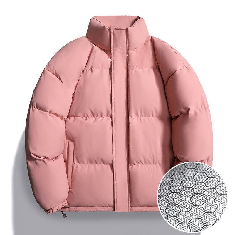 Damen isolierte Steppjacke mit hohem Kragen und praktischen Taschen Fudus