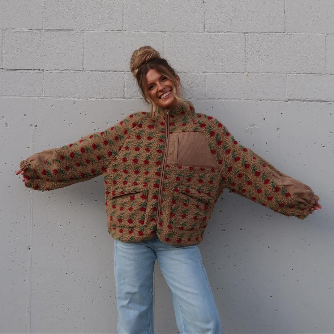 Damen Kuscheljacke Fudus