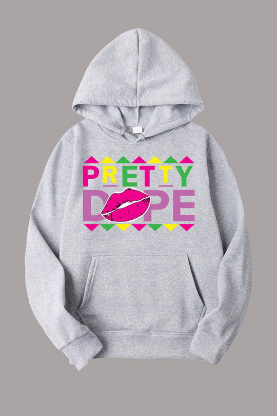 Damen Hoodie mit kreativem Grafikdruck Fudus