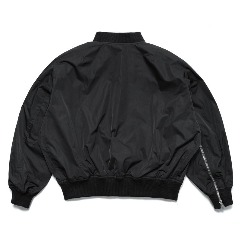 Damen lässige Bomberjacke im Bandana-Design mit elastischem Bündchen Fudus