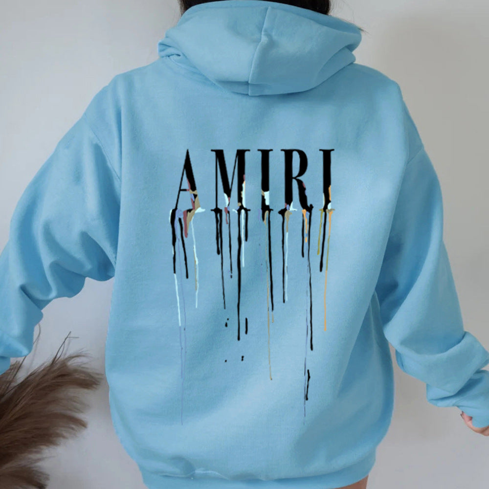 Damen Kapuzenpullover mit künstlerischem Druck Fudus