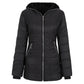 Damen Sportliche Funktionsjacke mit Kapuze und isolierendem Futter Fudus