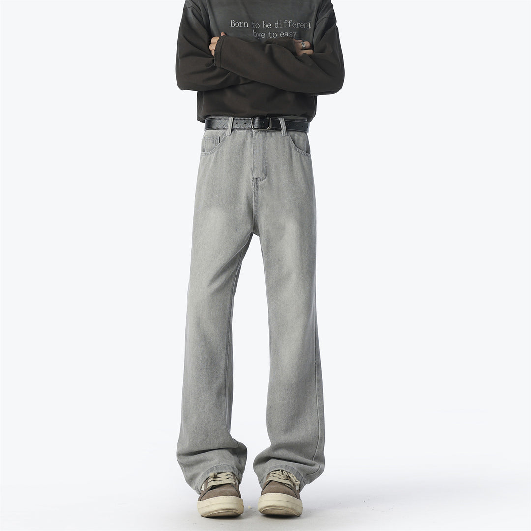 Damen Lässige High-Waist Denim-Hose im Vintage-Stil Fudus