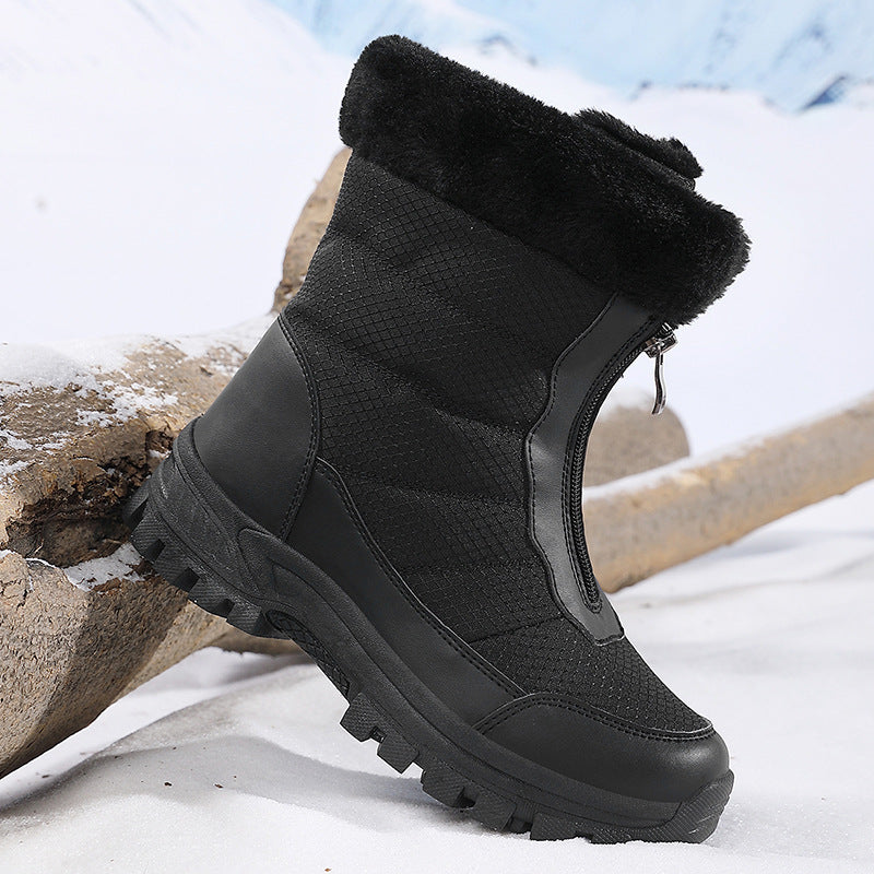 Damen isolierte Winterstiefel mit rutschfester Sohle und kuscheligem Innenfutter Fudus